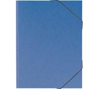 Brunnen 104708337 Sammelmappe (A3, Karton, mit Gummizug) blau