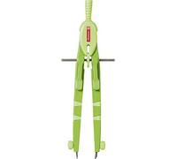 Brunnen 104954090 Peak 4 Compas à réglage rapide dans un étui en plastique incassable avec couvercle transparent Kiwi Code Kiwi Peak 4 pour cercles jusqu'à Ø 38 cm