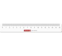 Brunnen 104977016 Règle pour l'école et le bureau Transparent 16 cm