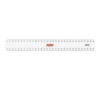 Brunnen Règle flexible bureau, école, règle Transparent 30 cm