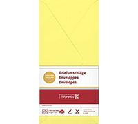 BRUNNEN 105125110 Enveloppe papier universel DIN long jaune