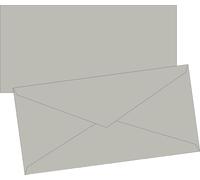 BRUNNEN 105125180 Enveloppe papier universel DIN long gris