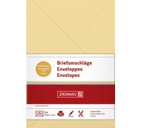 BRUNNEN 105125214 Enveloppe papier universel C6 miel