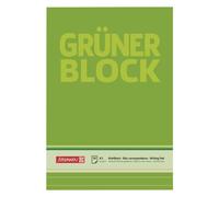 Brunnen 1052437 Notepad/Notepad/Green Block (A5, Lined, 50 Sheets, 60 g/m²)