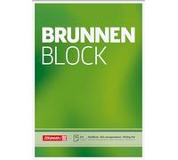 Brunnen 1052756 Bloc-notes au format A4, vierges, 50 feuilles, 70 g/m², 4 perforations