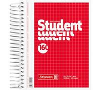 Brunnen 1067392 Carnet de notes pour étudiant Format A6 à carreaux 70 g/m² 160 feuilles