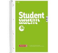 BRUNNEN 1067940 Collegeblock Student A4 non ligné Couverture : vert