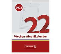 BRUNNEN 1070325002 Calendrier hebdomadaire n° 25 1 page = 1 semaine, 105 x 150 mm, calendrier 2022