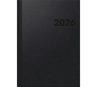 BRUNNEN 1078160906 | Buchkalender Mod. 781 2026 | A4, Kunststoff, schwarz