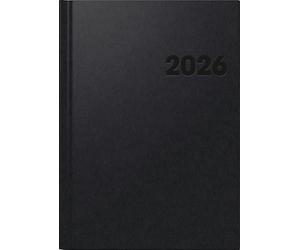 BRUNNEN 1078160906 | Buchkalender Mod. 781 2026 | A4, Kunststoff, schwarz
