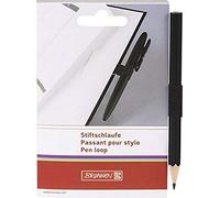 Brunnen adhésif Boucle à stylo pour Classeur, Calendrier, Ordinateurs portables, Borniers etc - Noir