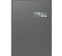 BRUNNEN Agenda 789 2026, format A4, en plastique, gris