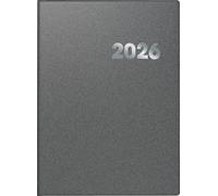 BRUNNEN Agenda 789 2026, format A4, en plastique, gris