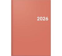 BRUNNEN Agenda 795 2026, format A5, en plastique, corail