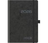 BRUNNEN Agenda 796 2026, format A5, carton, noir