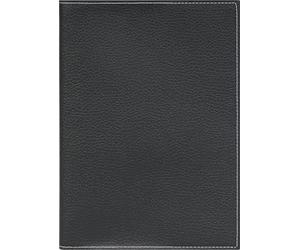 BRUNNEN Agenda 796 2026, format A5, en cuir synthétique, noir