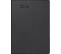 BRUNNEN Agenda de poche 713 2026 | A7 | Plastique noir