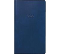 BRUNNEN Agenda de poche 750 2026, format A6, en plastique, bleu