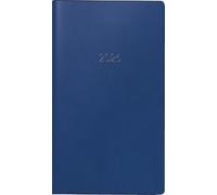 BRUNNEN Agenda de poche 753 2026, format A6, en plastique, bleu foncé