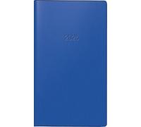 BRUNNEN Agenda de poche 756 2026, format A6, en plastique, bleu foncé
