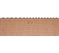 BRUNNEN Agenda horizontal modèle 771 2026 | 326 × 102 mm | Carton couleur cuivre