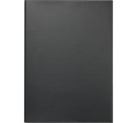 BRUNNEN Agenda modèle 781 (2025), 2 pages = 1 semaine, format A4, 144 pages, avec couverture en cuir synthétique Cassandra, noir