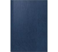 BRUNNEN Agenda modèle 795 (2025), Planificateur Mensuel, Planning Hebdomadaire, 1 page = 1 jour, A5, 352 pages, couverture Miradur, bleu