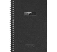 BRUNNEN Agenda modèle 796 (2025) « Suburb Streets », 2 pages = 1 semaine, format A5, 128 pages, carton naturel, noir