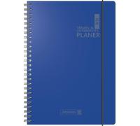 BRUNNEN Termin- & Unterrichtsplaner (2025/2026), 2 Seiten = 1 Woche, A4, 224 Seiten, Kunststoff-Einband Baladek, blau
