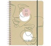 BRUNNEN Agenda scolaire "Faces" 2022/2023 A6 2 pages = 1 semaine