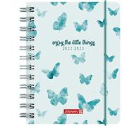 Brunnen Agenda scolaire papillon 2022/2023 A6 1 page = 1 jour : 1 page = 1 jour - Sa. + So. sur une page - 1071755043 - Papillon