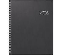 BRUNNEN Agenda semainier 2026 Mod. Manager Wt 7 2026 en plastique Noir 210 x 260 mm