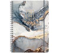 BRUNNEN Agenda semainier Gemstone 2023/2024 A5 multicolore 2 pages = 1 semaine