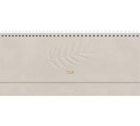 BRUNNEN Agenda semainier modèle 772 2024 2 pages = 1 semaine format feuille 29,7 x 10,5 cm chanvre