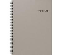 BRUNNEN Agenda semainier modèle 781 2024 2 pages = 1 semaine A4 transparent