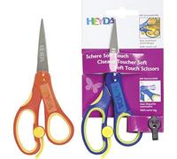 Brunnen Baier & Schneider Heyda 204889525 Ciseaux pour enfant avec insert Soft Touch pointu 13,5 cm