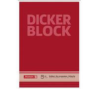 Brunnen Bloc-notes 1052687 - Bloc épais (A4, ligné, 100 feuilles, 60 g/m²)