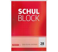 Brunnen Bloc-notes quadrillé Pad - Kopfverleimt - 4 fach, 70 g/m² A4