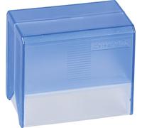 Brunnen Boîte Styrolux pour env. 250 fiches cartonnées Bleu Format A7