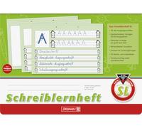 Brunnen Cahier d’écriture SL (Format A4 paysage, linéature SL, 16 feuilles) Unique Lineatur SL