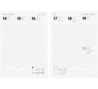 BRUNNEN Calendrier hebdomadaire de rechange, modèle 796 2026, 148 x 208 mm