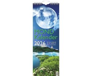 BRUNNEN Calendrier lunaire 2026, 155 × 428 mm