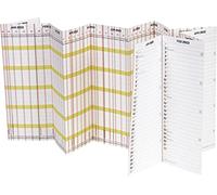 BRUNNEN Calendrier mural 1070135002 - Planorama - 1 page = 15 mois - 1380 x 295 mm (déplié) - Papier - Calendrier 2022