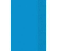 Brunnen Carnet 104054430 Etui Protège-Cahier pour A5 avec étiquette dans la poche, 1 Enveloppe Bleu