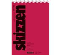 Brunnen Carnet à dessins ou croquis 50 feuilles 110 g/m² 170 x 240 mm