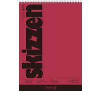 Brunnen Carnet De Dessin Et Croquis De 50 Feuilles 110 G/M² 240 X 330 Mm