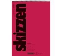 Brunnen Carnet de dessin et croquis de 50 feuilles 110 g/m² 240 x 330 mm