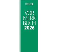 BRUNNEN Carnet de notes modèle 785 2026, 108 x 297 mm, en papier, vert