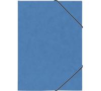 BRUNNEN Classeur à anneaux A4 2R 15 mm avec élastique bleu