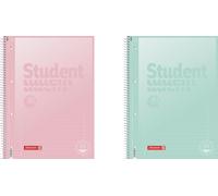 Brunnen College Block Premium Student « Pastel » A4, Couleurs Pastel (Couleur Aléatoire)